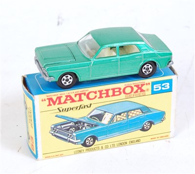 Lot 2306 - A Matchbox Superfast No. 53 Ford Zodiac...