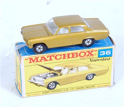 Lot 2307 - A Matchbox No. 36 Opel Diplomat comprising of...