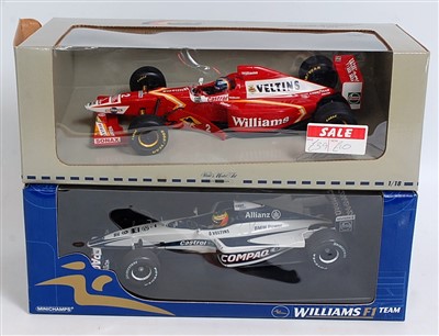 Lot 2526 - A Minichamps 1/18 scale boxed F1 racing...