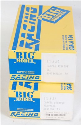 Lot 1518 - A Big Model Racing 1/24 scale white metal and...