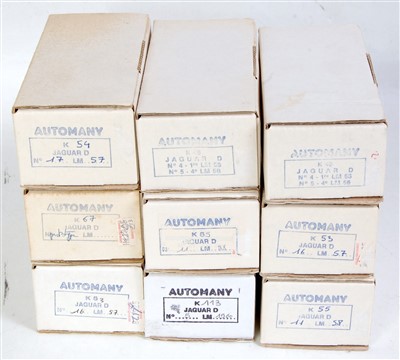 Lot 1523 - Nine various boxes Automany 1/43 scale resin...