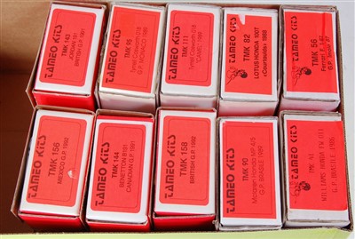 Lot 1531 - Ten various boxed Tameo 1/43 scale white metal...