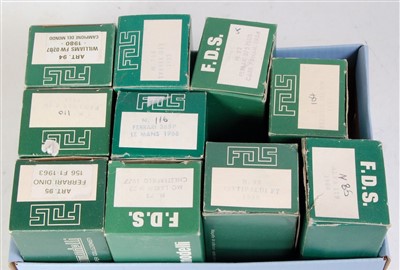 Lot 1538 - Ten various boxed FDS 1/43 scale white metal...