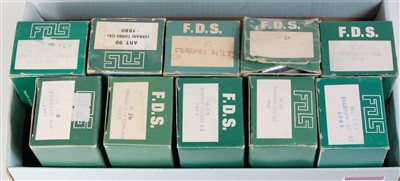 Lot 1543 - Ten various boxed FDS 1/43 scale white metal...