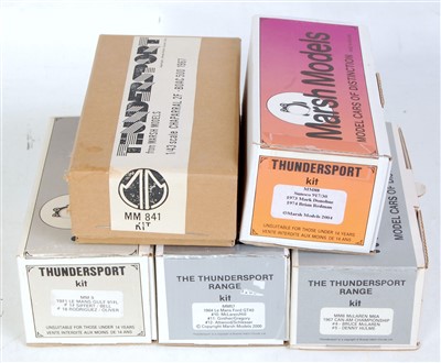 Lot 1556 - A Marsh Models Thundersport 1/43 scale white...