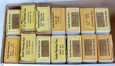 Lot 1560 - 14 various boxed Scale Racing Cars of England...