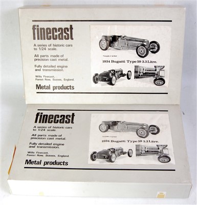 Lot 1565 - Two boxed as issued Wills Finecast 1/24 scale...