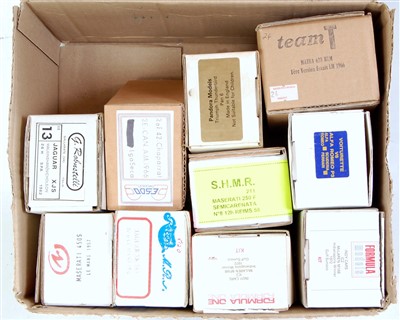 Lot 1566 - Ten various boxed 1/43 scale white metal and...