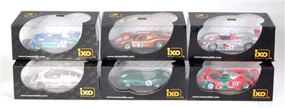 Lot 2537 - Ten various boxed Ixo models 1/43 scale racing...