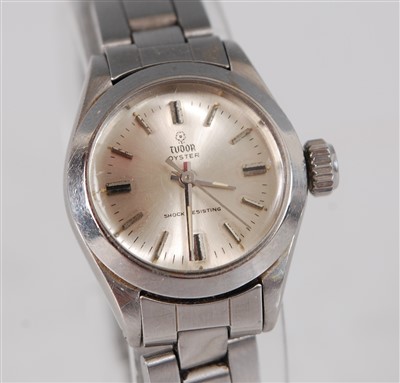 Lot 2694 - A lady's Rolex Tudor Oyster steel cased...