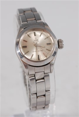 Lot 2694 - A lady's Rolex Tudor Oyster steel cased...