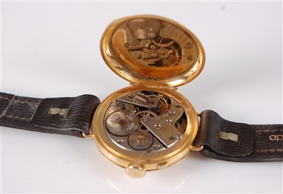 Lot 2698 - A George V gent's 18ct gold cased half hunter...