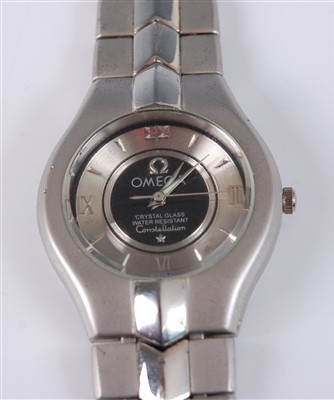 Lot 2706 - A gent's Omega Constellation steel cased...