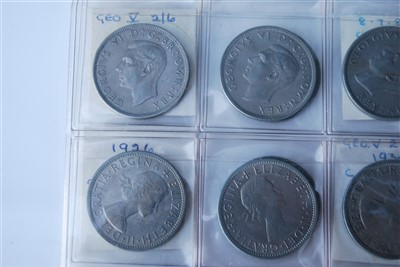 Lot 2030 - Great Britain, a large collection of half crowns