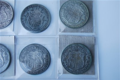 Lot 2030 - Great Britain, a large collection of half crowns