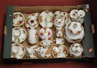 Lot 57 - A collection of Royal Albert tablewares, in...