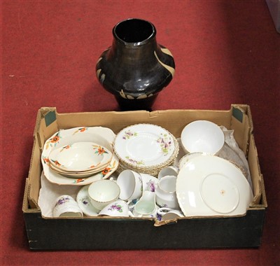 Lot 59 - A box of miscellaneous items, to include large...