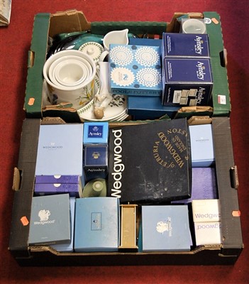 Lot 63 - Two boxes of miscellaneous items, to include...