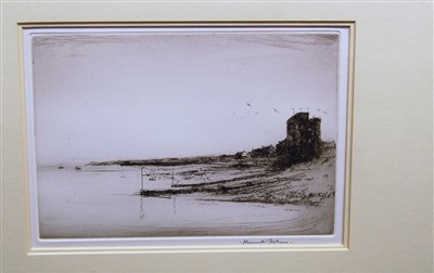 Lot 1024 - Kenneth Holmes (1902-1994)- Coastal scene,...