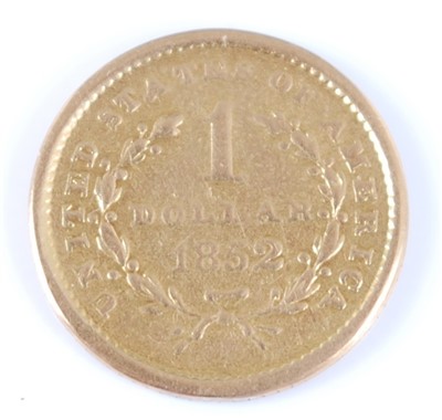 Lot 2166 - U.S.A., 1852 gold dollar