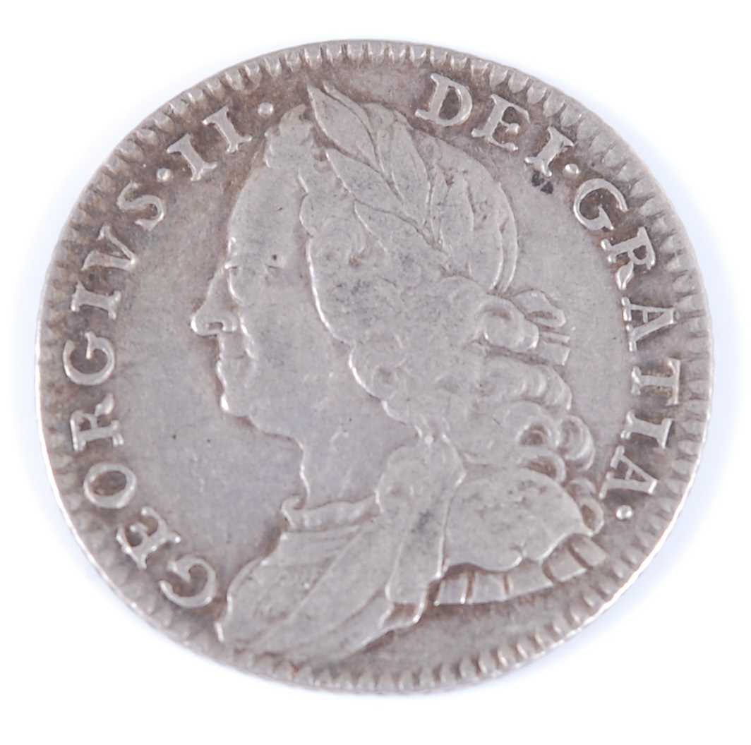 Lot 2019 - Great Britain, 1758 sixpence