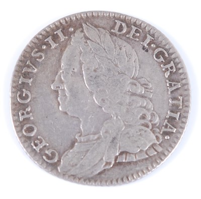 Lot 2019 - Great Britain, 1758 sixpence