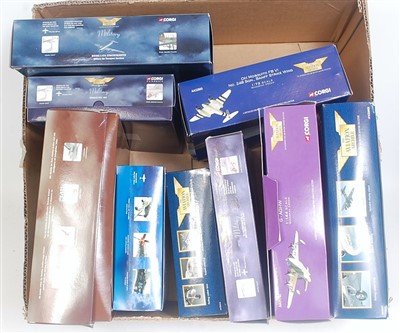 Lot 2559 - Nine various boxed Corgi Aviation Archive...