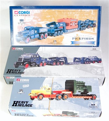 Lot 2561 - Three various boxed Corgi Classics heavy...