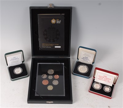 Lot 2255 - United Kingdom, 2008 United Kingdom Coinage Royal Shield of Arms proof collection