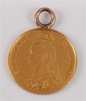 Lot 2162 - Great Britain, 1887 gold half sovereign
