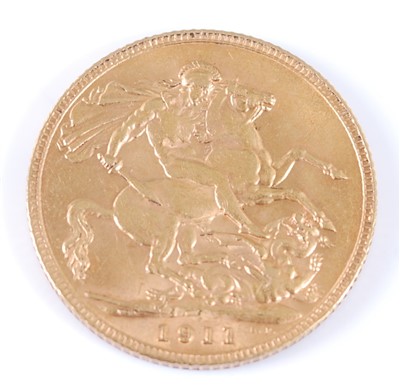 Lot 2163 - Great Britain, 1911 gold full sovereign