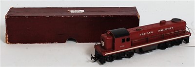 Lot 787 - An early Triang TC series maroon diesel...