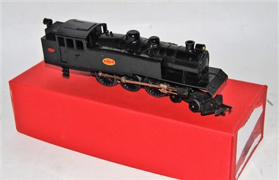 Lot 784 - An early Triang black TC series 4-6-4 tank...