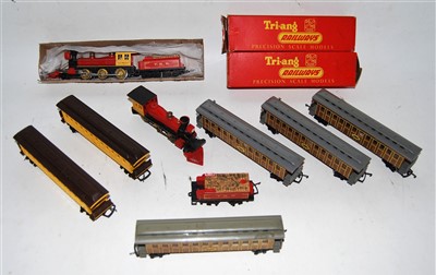 Lot 776 - 2 Triang 'Davy Crockett' engines and tenders...