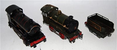 Lot 357 - Two Hornby 0-4-0 clockwork locos: 1929-30 No....