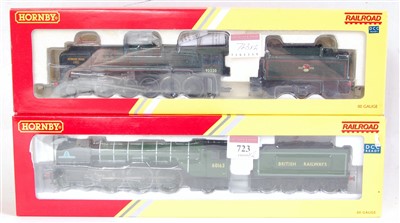 Lot 723 - 2 Hornby Railroad engines and tenders R2785 BR...