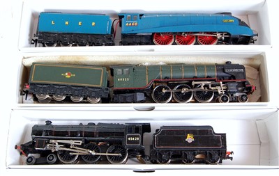 Lot 714 - Trix BR black class 5 4-6-0 engine & tender...