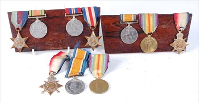 Lot 308 - A family group of medals and effects to include