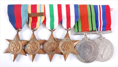 Lot 22 - A WW II group of six to include