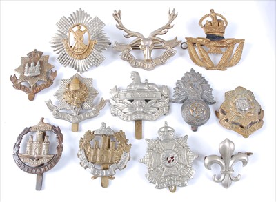 Lot 33 - A large collection of cap badges and insignia to include