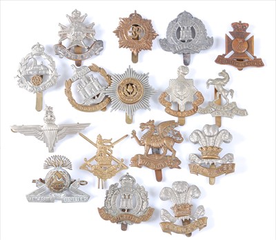 Lot 33 - A large collection of cap badges and insignia to include