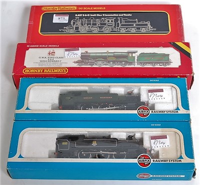 Lot 873 - Hornby R857 BR black Ivatt 2MT engine and...