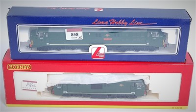 Lot 858 - Silver Fox Models BR green Co-Co Warship class...