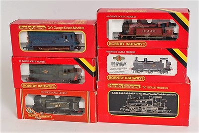 Lot 824 - Six Hornby 0-6-0 locomotives R041 GWR pannier...