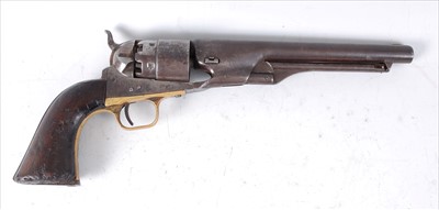 Lot 177 - A Colt Army revolver, 1860 pattern, the 20cm...