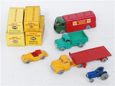 Lot 899 - Dublo Dinky Toys, mostly with scratches, chips...