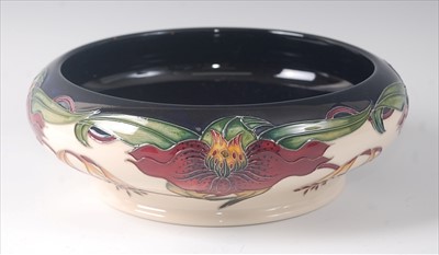 Lot 1 - A modern Moorcroft pottery bowl in the Anna...