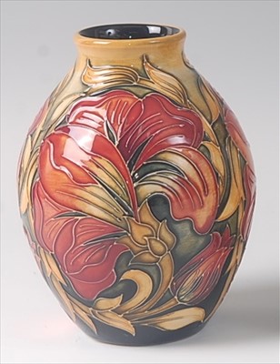 Lot 2 - A modern Moorcroft pottery vase in the Spanish...