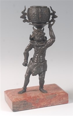 Lot 2322 - A Japanese late Edo period (1615-1868) bronze...