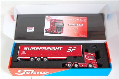 Lot 2609 - A Tekno 1/50 scale model No. 68034 Surefreight...